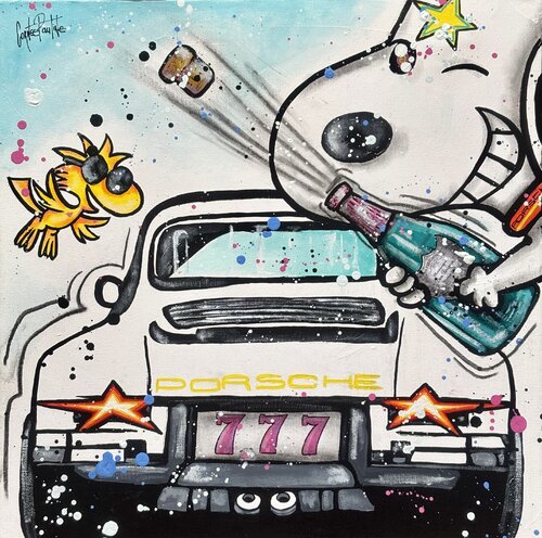 Fun snoopy by Pauline Cornee, 회화 for Sale on Singulart