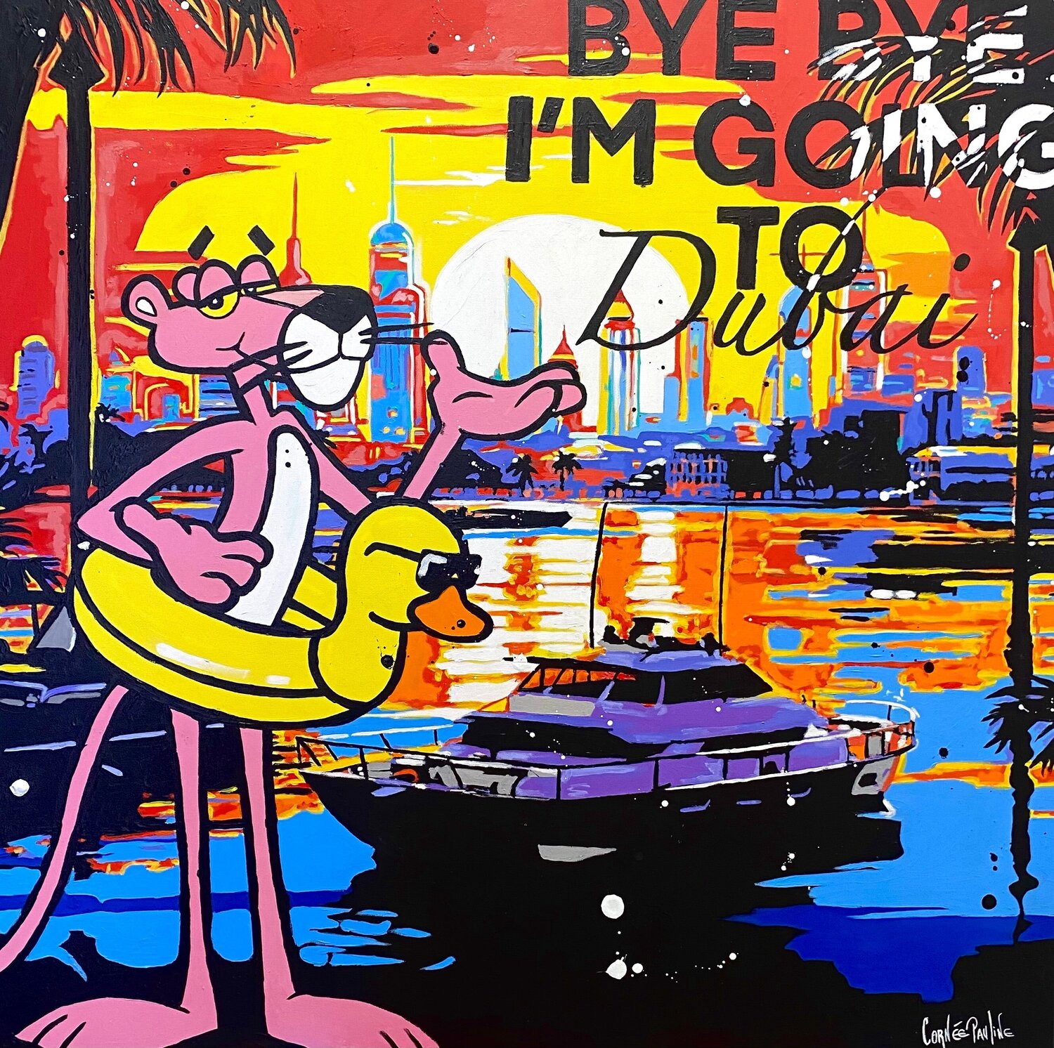 Pink Panther in Dubai Pauline Cornee