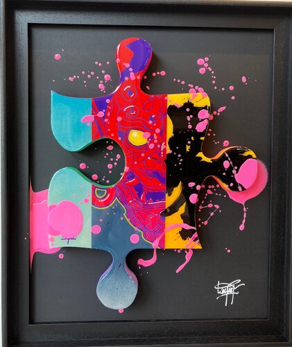 Le masque s'alluma de KEYMI, Pintura a la venta en Singulart