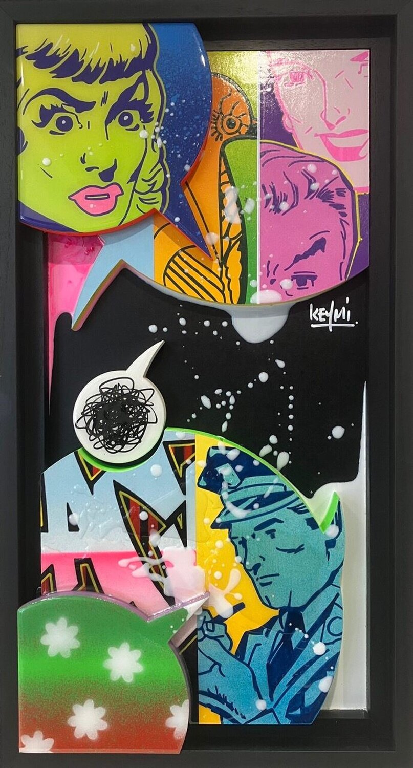 Le plan machiavélique KEYMI Original painting for sale