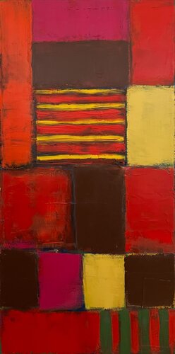 Pour l'amour du rouge di Michel Bérubé, Pittura in vendita su Singulart