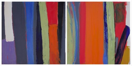 Double rythme di Michel Bérubé, Pittura in vendita su Singulart