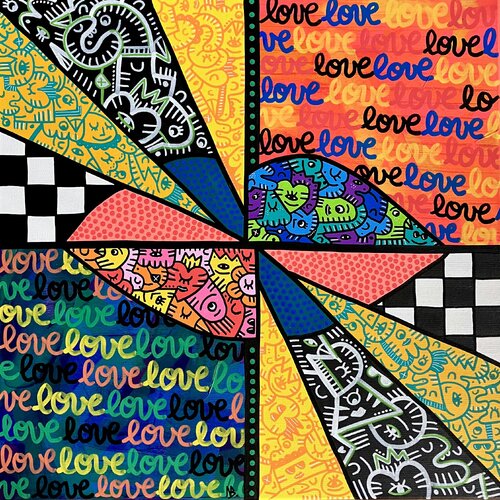 No love, no kisses by Nina Bruneau, 油畫 for Sale on Singulart