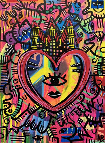 Queeny van Nina Bruneau, Schilderij te koop op Singulart