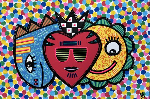 Pop van Nina Bruneau, Schilderij te koop op Singulart