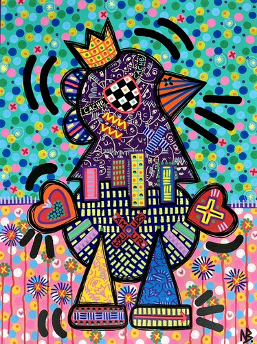 Cache-Cache von Nina Bruneau, Malerei kaufen auf Singulart