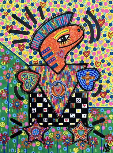 La Piñata van Nina Bruneau, Schilderij te koop op Singulart