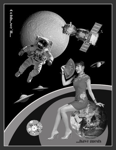 Wir bekommen Besuch par Folker Reinhold Peter Pritsch, Digital en vente sur Singulart