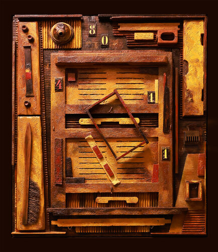 Der alte Bienenvater ( Hommage Theodor Rosenhauer) by Folker Reinhold Peter Pritsch, 油畫 for Sale on Singulart