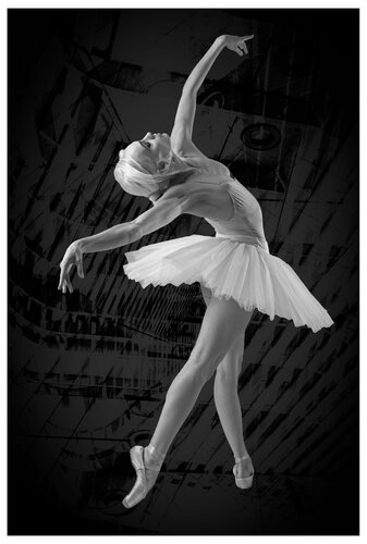 Ballerina beim Tanz by Folker Reinhold Peter Pritsch, Digital for Sale on Singulart