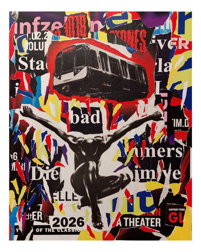 Kraftakt par Folker Reinhold Peter Pritsch, Œuvre sur papier en vente sur Singulart