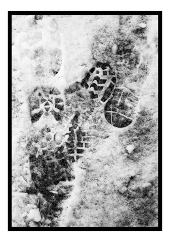 Spuren im Schnee di Folker Reinhold Peter Pritsch, Fotografia in vendita su Singulart