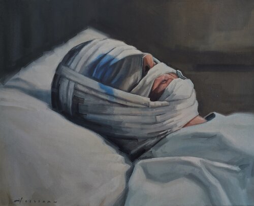 Blauw Bloed (Royal Blood) de Bert Heersema, Pintura a la venta en Singulart