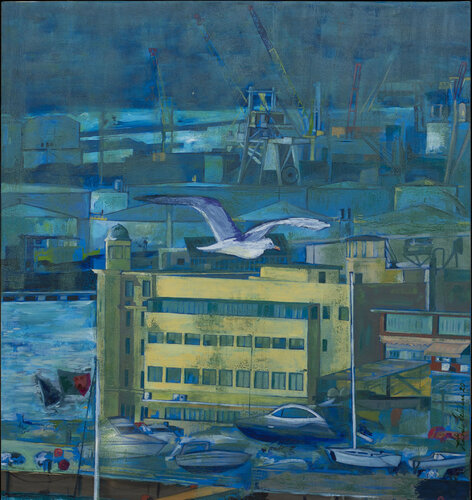 Genova Molo Giano by Antonio Ortolani, 회화 for Sale on Singulart