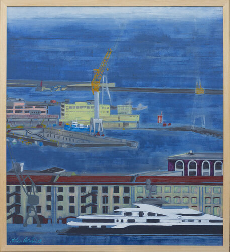 Porto Antico by Antonio Ortolani, 회화 for Sale on Singulart