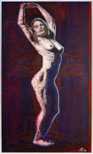 Lisa underwater de Antonio Ortolani, Pintura a la venta en Singulart