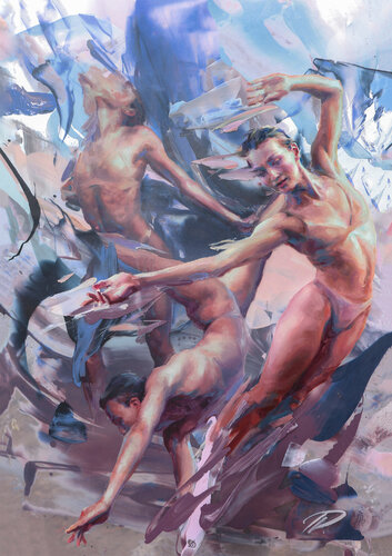 Held by the Wind by Tiana Diakova, Painting for Sale on Singulart
