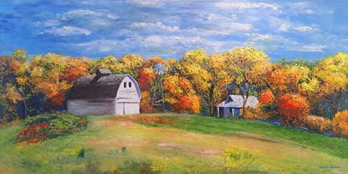 Gretna Barn de Russell Lee Hansen, Pintura a la venta en Singulart