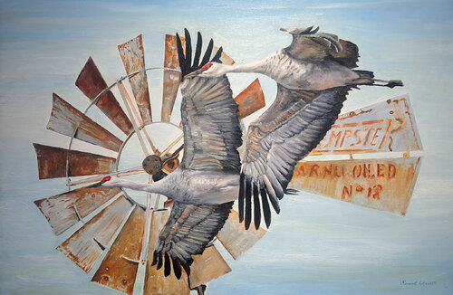 Windcatchers ll di Russell Lee Hansen, Pittura in vendita su Singulart