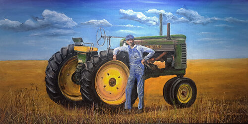 Workhorse di Russell Lee Hansen, Pittura in vendita su Singulart