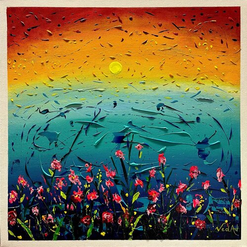 '' Whispers of the Eternal-II '' van Vedat Durmazucar, Schilderij te koop op Singulart