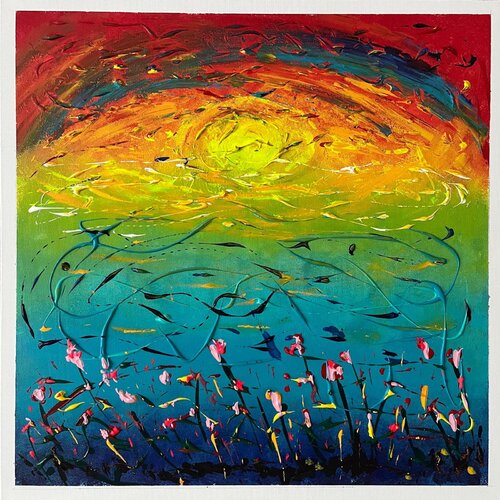 '' Whispers of the Eternal-I '' van Vedat Durmazucar, Schilderij te koop op Singulart