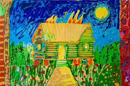 Red Flowers by Joseph Roache, Painting for Sale on Singulart