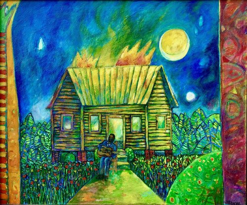 Blues Man von Joseph Roache, Malerei kaufen auf Singulart