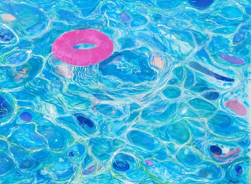 Swimming Pool van Joseph Roache, Schilderij te koop op Singulart
