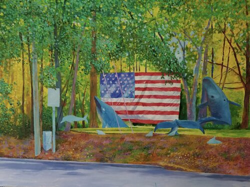 Save the Whales de Joseph Roache, Pintura a la venta en Singulart