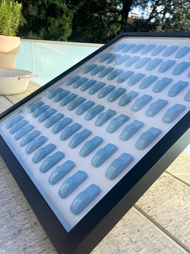 Porsche 911 Skulptur - Ice Blue de Noah Hummer, Escultura a la venta en Singulart