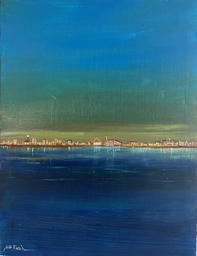 Urban Skyline by Samir Farah, Painting for Sale on Singulart