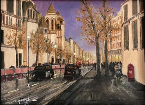 Evening in London di Samir Farah, Pittura in vendita su Singulart