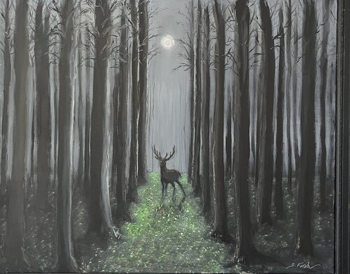 The Woods At Night - Part II - Large Samir Farah