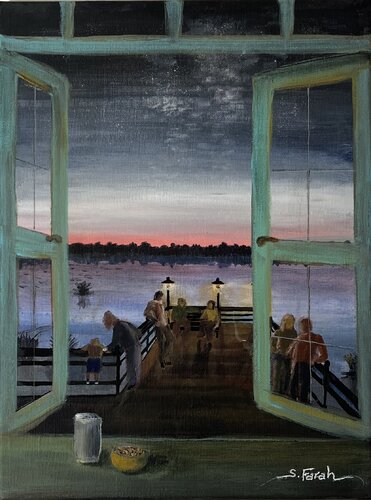 View From My Window by Samir Farah, Painting for Sale on Singulart