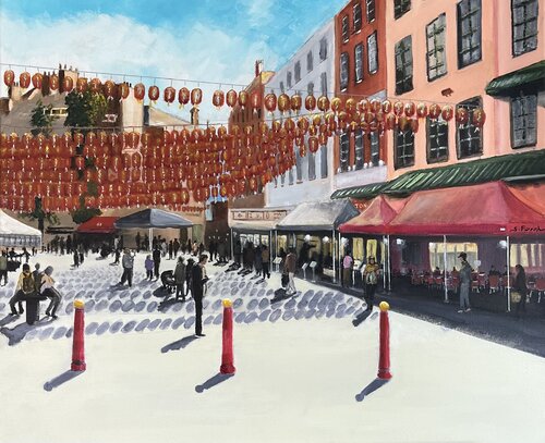 Chinatown, London von Samir Farah, Malerei kaufen auf Singulart