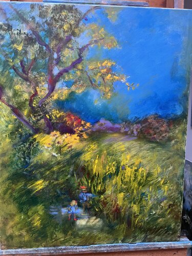Spring sun by Sheila Olivier-Carchidi, Painting for Sale on Singulart