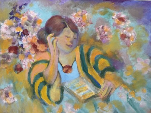 Mystical experience van Sheila Olivier-Carchidi, Schilderij te koop op Singulart