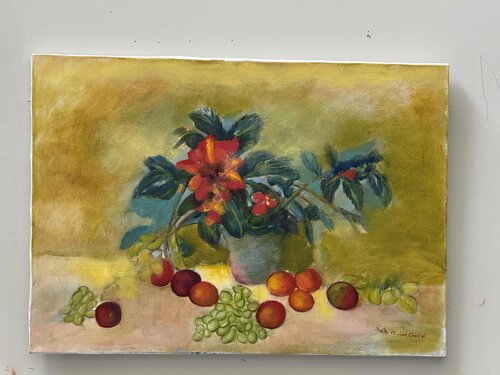 Red the color of glory von Sheila Olivier-Carchidi, Malerei kaufen auf Singulart