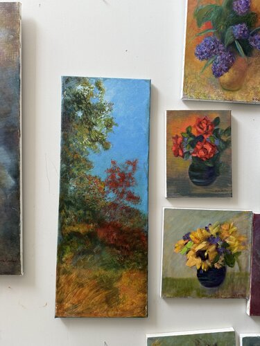 Autumn afternoon di Sheila Olivier-Carchidi, Pittura in vendita su Singulart