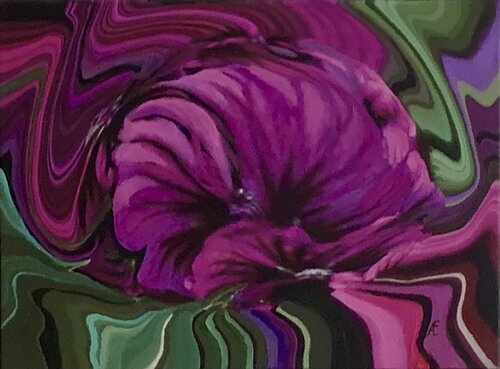 Malve abstrakt 2.0 de Claudia Altemeier, Pintura a la venta en Singulart