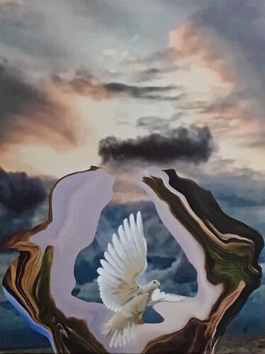 Silence and Peace by Claudia Altemeier, Painting for Sale on Singulart