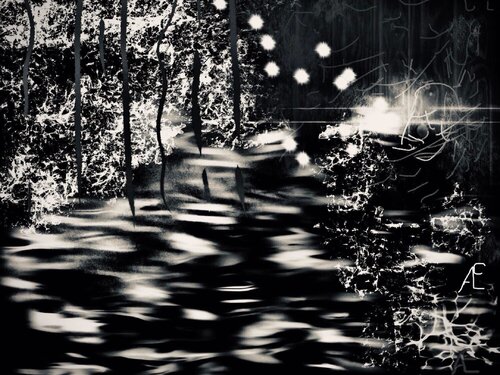 Light in the dark van Claudia Altemeier, Digitaal te koop op Singulart