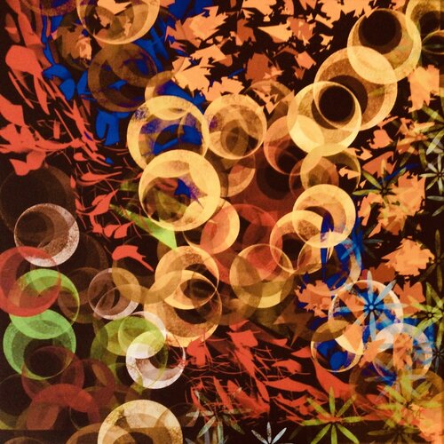 Herbst abstrakt van Claudia Altemeier, Digitaal te koop op Singulart