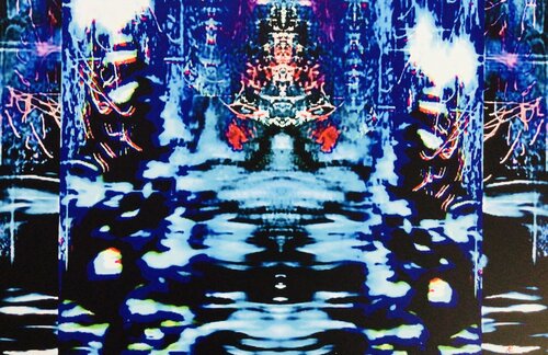 Blue Cave / limitiert und handsigniert di Claudia Altemeier, Digitale in vendita su Singulart