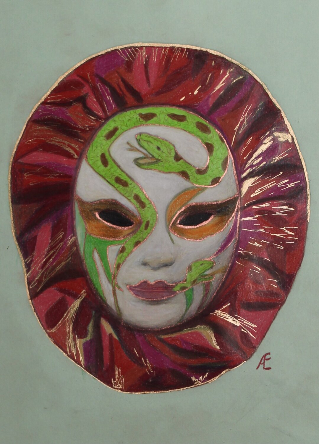 Venezianische Maske Claudia Altemeier