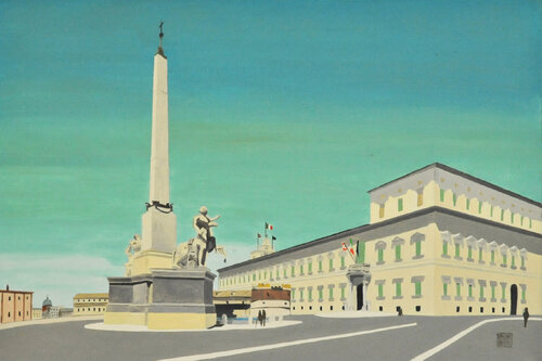 Quirinale Roma by raniero botti, Painting for Sale on Singulart