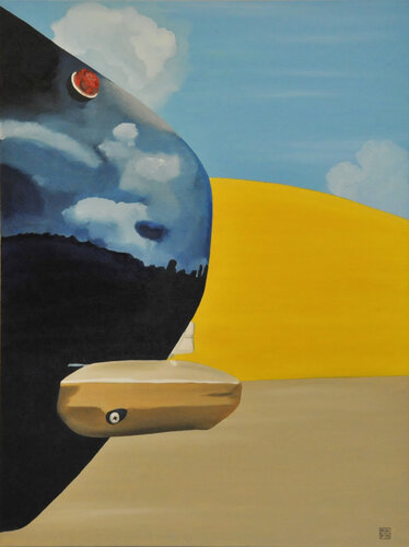 Ispirarto a foto di "Franco Fontana" di raniero botti, Pittura in vendita su Singulart