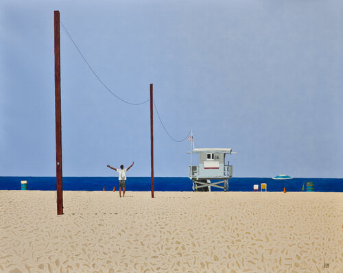 Los Angles Santa Monica di raniero botti, Pittura in vendita su Singulart