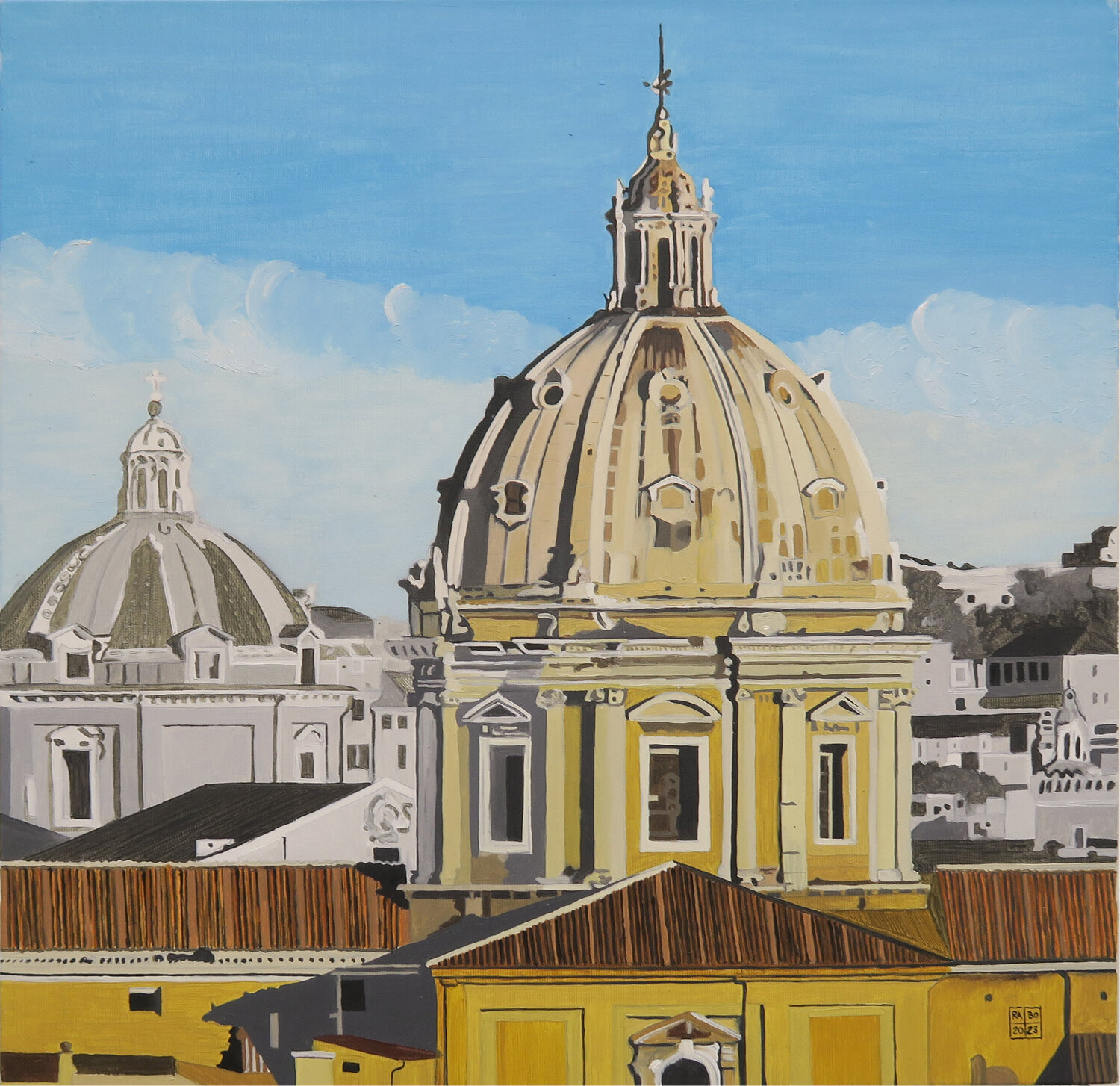 Roma.Basilica di Sant'Andrea della Valle raniero botti